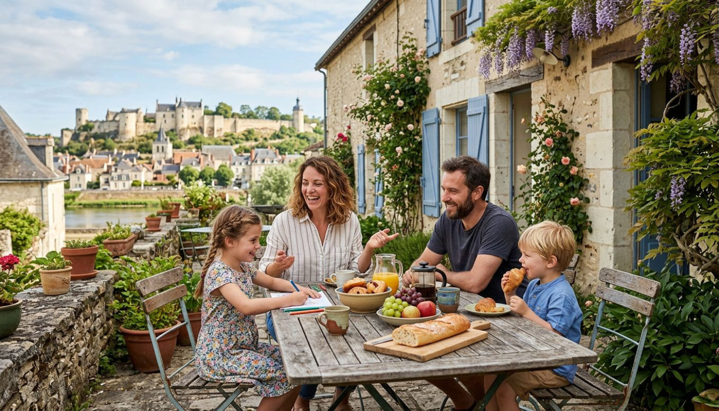 Pourquoi les familles urbaines raffolent-elles d’un gîte à chinon pour leurs vacances ?